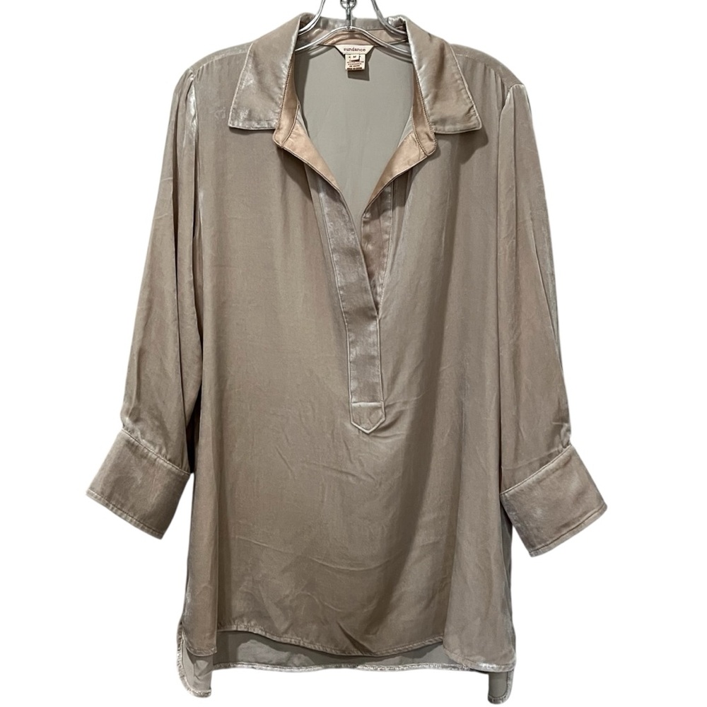 Sundance Shimmering Taupe Blouse